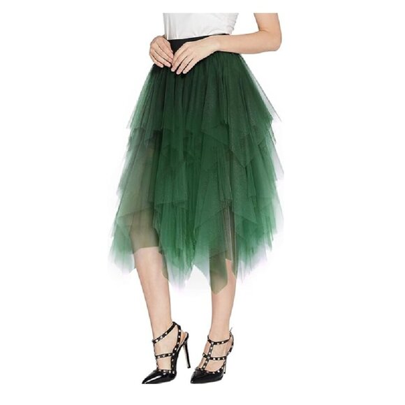 Urban Coco Tulle layered midi skirt - Picture 1 of 6
